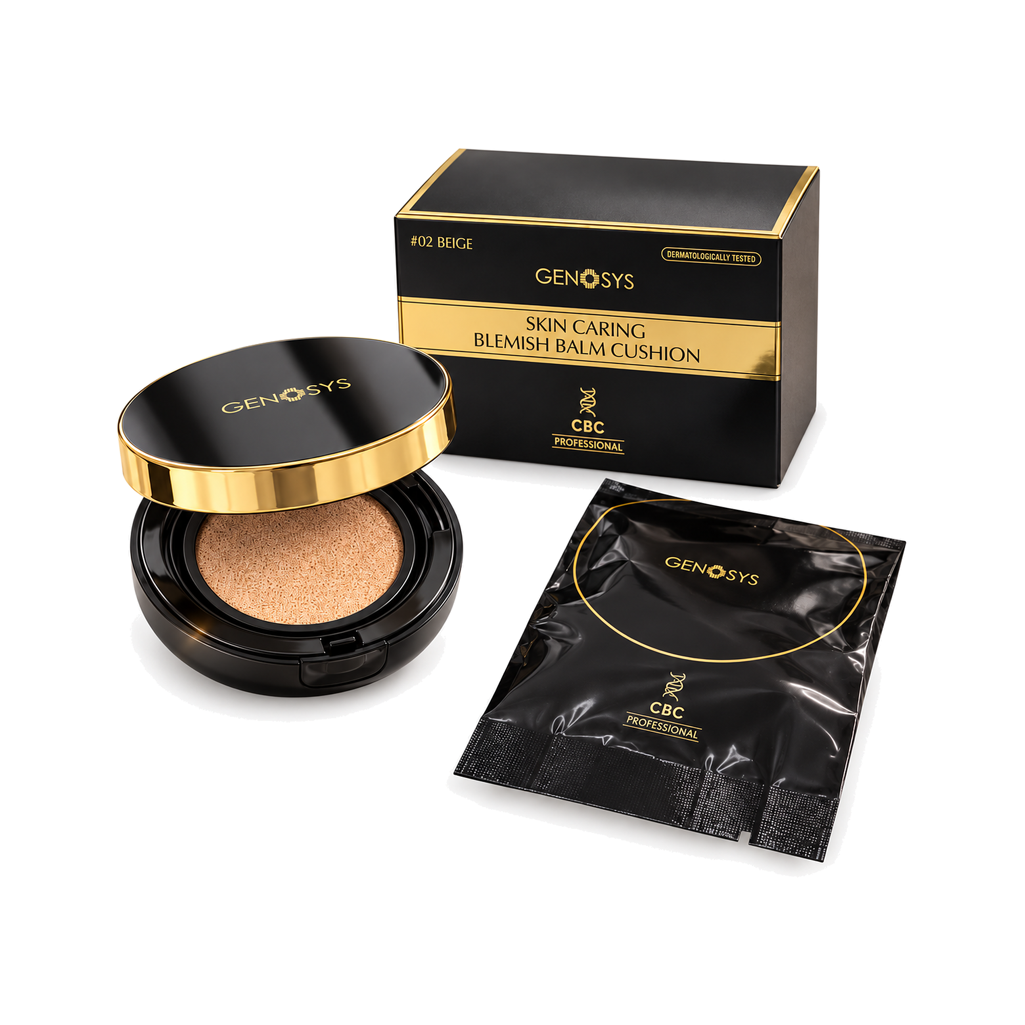 Genosys Skin Caring Blemish Balm Cushion / Beige - Orta 02